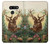 S2841 Vintage Reindeer Christmas Hülle Schutzhülle Taschen für LG G8 ThinQ