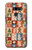 S2854 Cute Xmas Pattern Hülle Schutzhülle Taschen für LG G8 ThinQ