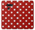 S2951 Red Polka Dots Hülle Schutzhülle Taschen für LG G8 ThinQ