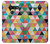 S3049 Triangles Vibrant Colors Hülle Schutzhülle Taschen für LG G8 ThinQ