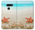 S3212 Sea Shells Starfish Beach Hülle Schutzhülle Taschen für LG G8 ThinQ