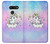 S3256 Cute Unicorn Cartoon Hülle Schutzhülle Taschen für LG G8 ThinQ