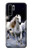 S0246 White Horse Hülle Schutzhülle Taschen für Huawei P30 Pro