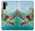 S1377 Ocean Sea Turtle Hülle Schutzhülle Taschen für Huawei P30 Pro