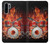 S1431 Skull Drum Fire Rock Hülle Schutzhülle Taschen für Huawei P30 Pro