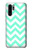 S1723 Mint Chevron Zigzag Hülle Schutzhülle Taschen für Huawei P30 Pro