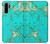S2377 Turquoise Gemstone Texture Graphic Printed Hülle Schutzhülle Taschen für Huawei P30 Pro