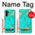 S2377 Turquoise Gemstone Texture Graphic Printed Hülle Schutzhülle Taschen für Huawei P30 Pro