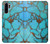 S2685 Aqua Turquoise Gemstone Graphic Printed Hülle Schutzhülle Taschen für Huawei P30 Pro