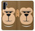 S2721 Cute Grumpy Monkey Cartoon Hülle Schutzhülle Taschen für Huawei P30 Pro
