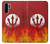 S2803 Fire Red Devil Spear Symbol Hülle Schutzhülle Taschen für Huawei P30 Pro