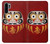 S3023 Japan Good Luck Daruma Doll Hülle Schutzhülle Taschen für Huawei P30 Pro