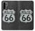 S3207 Route 66 Sign Hülle Schutzhülle Taschen für Huawei P30 Pro