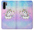 S3256 Cute Unicorn Cartoon Hülle Schutzhülle Taschen für Huawei P30 Pro