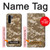 S3294 Army Desert Tan Coyote Camo Camouflage Hülle Schutzhülle Taschen für Huawei P30 Pro