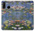 S0997 Claude Monet Water Lilies Hülle Schutzhülle Taschen für Huawei P30 lite
