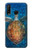 S1249 Blue Sea Turtle Hülle Schutzhülle Taschen für Huawei P30 lite