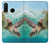 S1377 Ocean Sea Turtle Hülle Schutzhülle Taschen für Huawei P30 lite