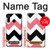 S1849 Pink Black Chevron Zigzag Hülle Schutzhülle Taschen für Huawei P30 lite