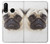 S1852 Pug Dog Hülle Schutzhülle Taschen für Huawei P30 lite