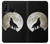 S1981 Wolf Howling at The Moon Hülle Schutzhülle Taschen für Huawei P30 lite