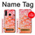S2543 Japanese Kimono Style Flower Pattern Hülle Schutzhülle Taschen für Huawei P30 lite