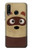 S2825 Cute Cartoon Raccoon Hülle Schutzhülle Taschen für Huawei P30 lite