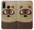 S2825 Cute Cartoon Raccoon Hülle Schutzhülle Taschen für Huawei P30 lite