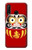 S3045 Japan Good Luck Daruma Doll Hülle Schutzhülle Taschen für Huawei P30 lite
