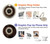 S3221 Steampunk Clock Gears Hülle Schutzhülle Taschen für Huawei P30 lite