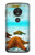 S1679 Starfish Sea Beach Hülle Schutzhülle Taschen für Motorola Moto G7 Play