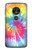 S1697 Tie Dye Colorful Graphic Printed Hülle Schutzhülle Taschen für Motorola Moto G7 Play