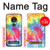 S1697 Tie Dye Colorful Graphic Printed Hülle Schutzhülle Taschen für Motorola Moto G7 Play