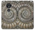 S1788 Ammonite Fossil Hülle Schutzhülle Taschen für Motorola Moto G7 Play