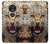S1932 Blue Eyed Leopard Hülle Schutzhülle Taschen für Motorola Moto G7 Play