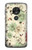 S2179 Flower Floral Vintage Art Pattern Hülle Schutzhülle Taschen für Motorola Moto G7 Play