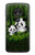 S2441 Panda Family Bamboo Forest Hülle Schutzhülle Taschen für Motorola Moto G7 Play