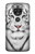 S2553 White Tiger Hülle Schutzhülle Taschen für Motorola Moto G7 Play