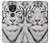 S2553 White Tiger Hülle Schutzhülle Taschen für Motorola Moto G7 Play