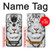 S2553 White Tiger Hülle Schutzhülle Taschen für Motorola Moto G7 Play