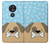S2669 Cute Dog Paws Bones Cartoon Hülle Schutzhülle Taschen für Motorola Moto G7 Play
