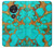 S2688 Aqua Copper Turquoise Gemstone Graphic Hülle Schutzhülle Taschen für Motorola Moto G7 Play