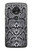 S2855 White Rattle Snake Skin Graphic Printed Hülle Schutzhülle Taschen für Motorola Moto G7 Play