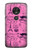 S2885 Paris Pink Hülle Schutzhülle Taschen für Motorola Moto G7 Play