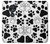 S2904 Dog Paw Prints Hülle Schutzhülle Taschen für Motorola Moto G7 Play