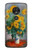 S2937 Claude Monet Bouquet of Sunflowers Hülle Schutzhülle Taschen für Motorola Moto G7 Play