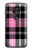 S3091 Pink Plaid Pattern Hülle Schutzhülle Taschen für Motorola Moto G7 Play