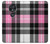S3091 Pink Plaid Pattern Hülle Schutzhülle Taschen für Motorola Moto G7 Play