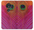 S3201 Pink Peacock Feather Hülle Schutzhülle Taschen für Motorola Moto G7 Play