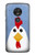 S3254 Chicken Cartoon Hülle Schutzhülle Taschen für Motorola Moto G7 Play